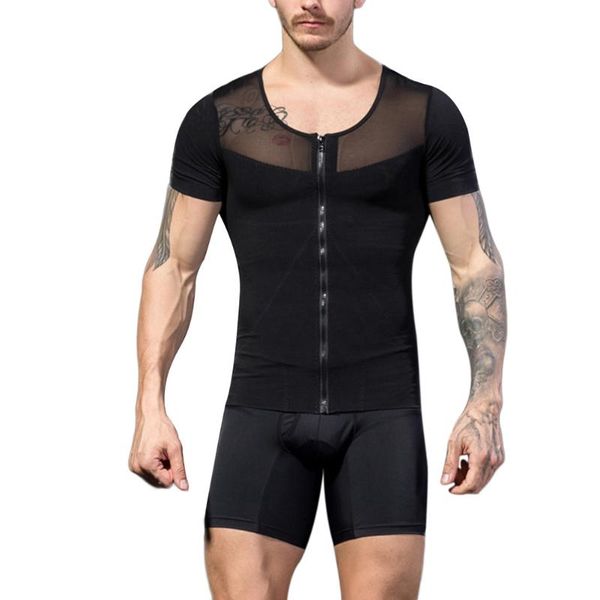 men's body shapers men shaper corset slimming waist trimmer zipper tight tank compression shirt tummy control underwear, Black;brown
men's body shapers men shaper corset slimming waist trimmer zipper tight tank compression shirt tummy control underwear, Black;brown