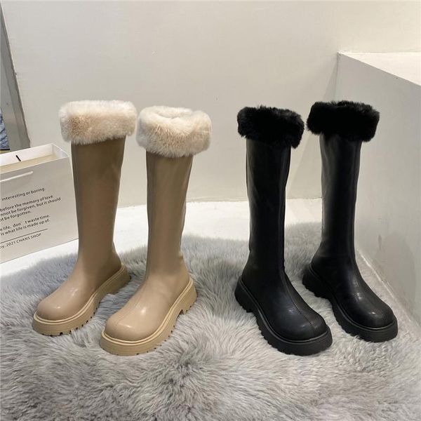 boots women's autumn female shoes flat heel zipper winter footwear plush boots-women round toe ladies rubber 2021 lolita fur roc, Black
boots women's autumn female shoes flat heel zipper winter footwear plush boots-women round toe ladies rubber 2021 lolita fur roc, Black