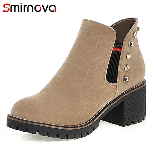 boots smirnova 2021 winter autumn fashion female ankle round toe high heels women casual shoes, Black
boots smirnova 2021 winter autumn fashion female ankle round toe high heels women casual shoes, Black