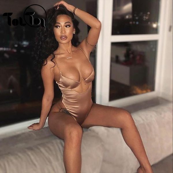 bodysuit chain bodycon womens romper v neck club overalls satin, Black;white
bodysuit chain bodycon womens romper v neck club overalls satin, Black;white