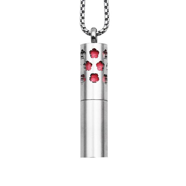 pendant necklaces perfume hollow out small flowersessential oils storage diffuser necklace locket pendants in 316l stainless, Silver
pendant necklaces perfume hollow out small flowersessential oils storage diffuser necklace locket pendants in 316l stainless, Silver
