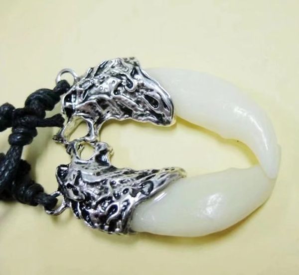 12 pcs simple retro trendy cool men wolf head pendant punk tooth necklace gothic jewelry sweater chain gift, Silver
12 pcs simple retro trendy cool men wolf head pendant punk tooth necklace gothic jewelry sweater chain gift, Silver