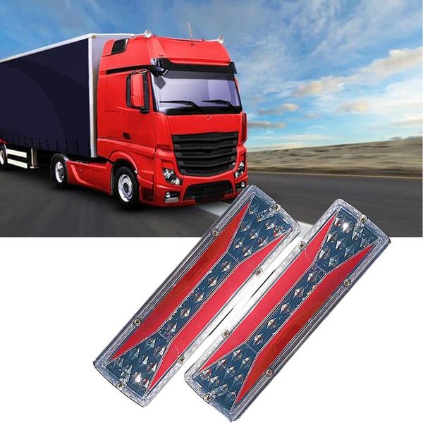 Emergency Lights 2PCS LED Trailer Tail Lamps Stop Brake Dynamic Indicator 12V Reverse Turn Signal For Lorry Tractor Car Accessories
Emergency Lights 2PCS LED Trailer Tail Lamps Stop Brake Dynamic Indicator 12V Reverse Turn Signal For Lorry Tractor Car Accessories