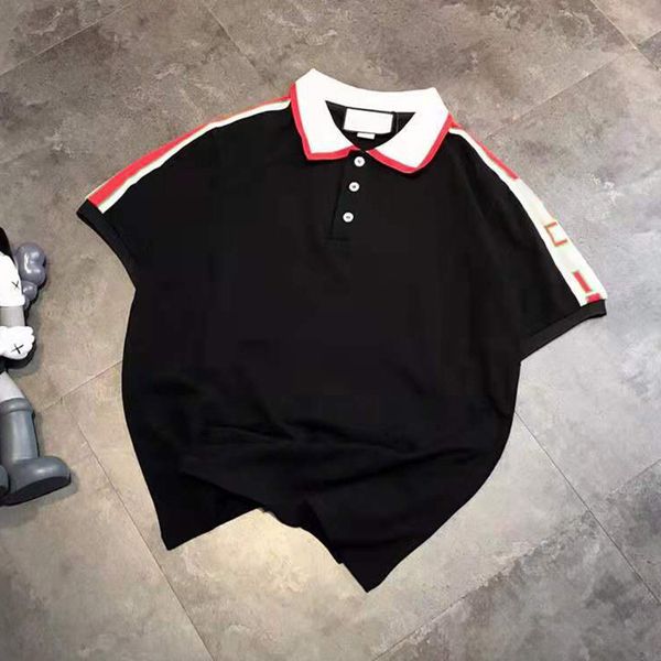 high version of chaopaigu 21ss color contrast ribbon loose and slim casual short sleeve t-shirt polo, White
high version of chaopaigu 21ss color contrast ribbon loose and slim casual short sleeve t-shirt polo, White