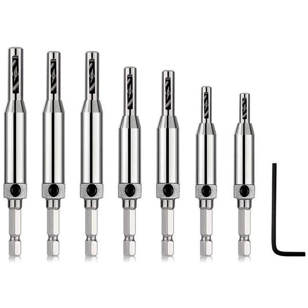 automatic center drill bit with hex wrench 8 pieces, hinge set tool hole alignment professional bits
automatic center drill bit with hex wrench 8 pieces, hinge set tool hole alignment professional bits