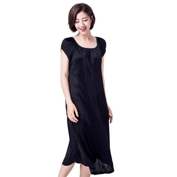 50% pure silk nighties sleeping women sleepwear dress long nightgown nighty loose plus size home wear summer, Black;red
50% pure silk nighties sleeping women sleepwear dress long nightgown nighty loose plus size home wear summer, Black;red