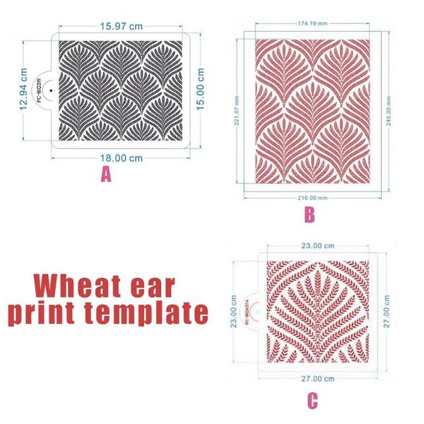 window stickers cake decorative flower edge stencil reusable diy wheat spike pattern template practical baking tools pldi889
window stickers cake decorative flower edge stencil reusable diy wheat spike pattern template practical baking tools pldi889