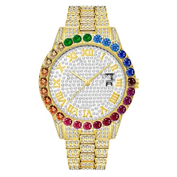 wristwatches full diamond steel band women's watch fashion color calendar quartz net red bracelet combination set, Slivery;brown
wristwatches full diamond steel band women's watch fashion color calendar quartz net red bracelet combination set, Slivery;brown