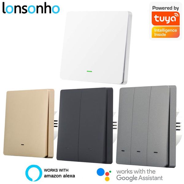 smart home control lonsonho tuya wifi switch eu 220v with / no neutral wireless button wall light switches compatible alexa google
smart home control lonsonho tuya wifi switch eu 220v with / no neutral wireless button wall light switches compatible alexa google