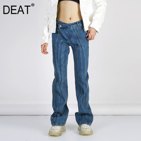 high waist denim pants flare botton striped zippers slim spring and autumn female jeans fashion wo52005l 210421, Blue
high waist denim pants flare botton striped zippers slim spring and autumn female jeans fashion wo52005l 210421, Blue