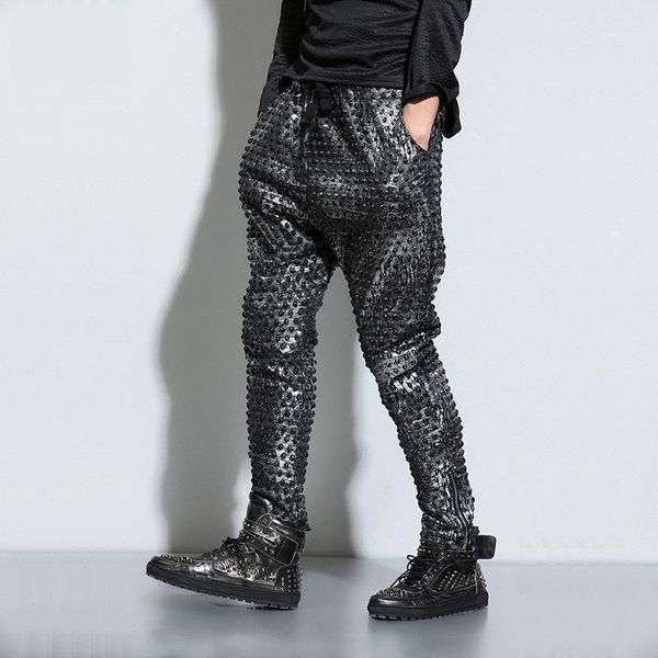 harem pants casual skinny sweatpants solid hip hop sportwear trousers joggers men boys dots cool pant for men's, Black
harem pants casual skinny sweatpants solid hip hop sportwear trousers joggers men boys dots cool pant for men's, Black