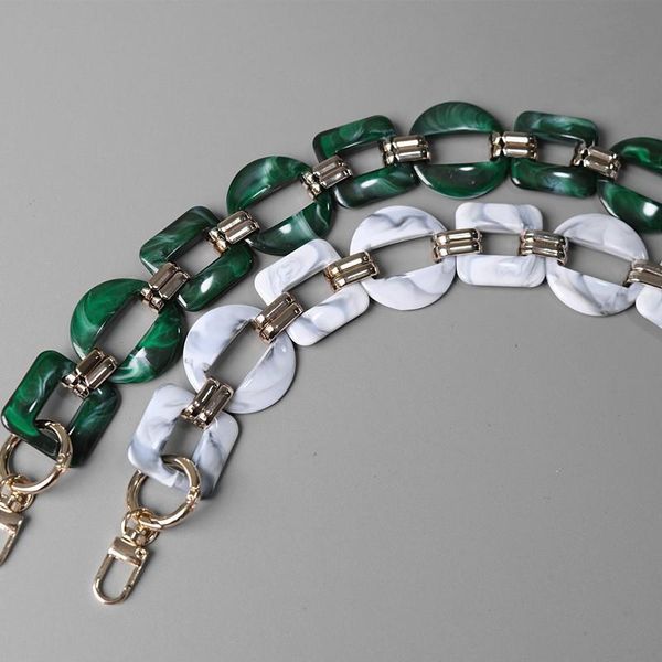 bag parts & accessories 40/80cm vintage acrylic shoulder chain handbags women detachable green white resin thick strap belt, Black
bag parts & accessories 40/80cm vintage acrylic shoulder chain handbags women detachable green white resin thick strap belt, Black