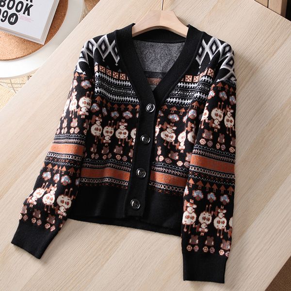 casual dresses women fashion oversized jacquard knitted sweater cardigan coat vintage long sleeve single-breasted female outerwear, Black;gray
casual dresses women fashion oversized jacquard knitted sweater cardigan coat vintage long sleeve single-breasted female outerwear, Black;gray