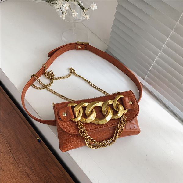 design s bag ins style thick chain buckle shoulder strap messenger crocodile pattern mobile phone pu waist bag female
design s bag ins style thick chain buckle shoulder strap messenger crocodile pattern mobile phone pu waist bag female