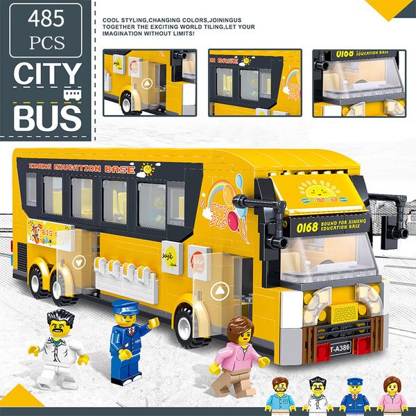 tour bus brt double deck bus building blocks technic red bus city school car bricks enlightenment toys for kids car toy
tour bus brt double deck bus building blocks technic red bus city school car bricks enlightenment toys for kids car toy
