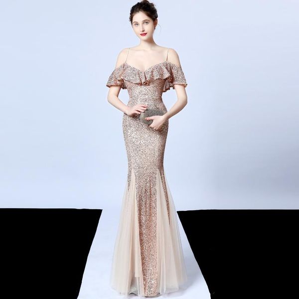 party dresses prom fashion boat neck mermaid gown vestido de noiva long slim elastic sequin dress vestidos gala, White;black
party dresses prom fashion boat neck mermaid gown vestido de noiva long slim elastic sequin dress vestidos gala, White;black