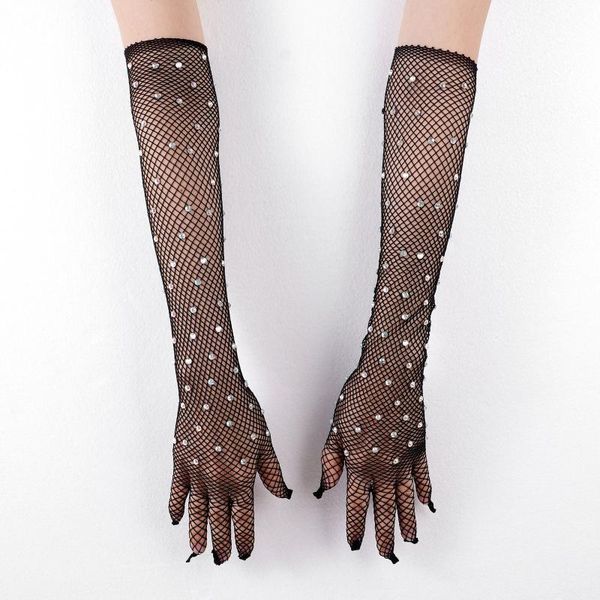 five fingers gloves women bride long nightclub hollow see through fishnet pole dance full finger flash crystal diamonds mesh mittens, Blue;gray
five fingers gloves women bride long nightclub hollow see through fishnet pole dance full finger flash crystal diamonds mesh mittens, Blue;gray