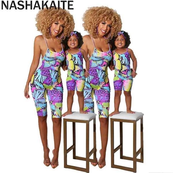 nashakaite summer mother and daughter clothes print sling jumpsuit sleeveless backless rompers mommy me outfits 210724, Blue
nashakaite summer mother and daughter clothes print sling jumpsuit sleeveless backless rompers mommy me outfits 210724, Blue