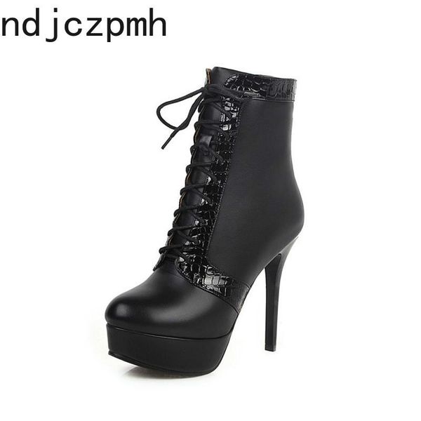 boots women's the winter fashion round head zipper high heel short tube women shoes plus size 33-43 height 12cm, Black
boots women's the winter fashion round head zipper high heel short tube women shoes plus size 33-43 height 12cm, Black