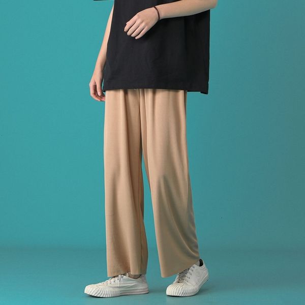men's pants summer thin casual fashion apricot khaki black wide-leg streetwear korean loose straight ice silk s ke1u
men's pants summer thin casual fashion apricot khaki black wide-leg streetwear korean loose straight ice silk s ke1u