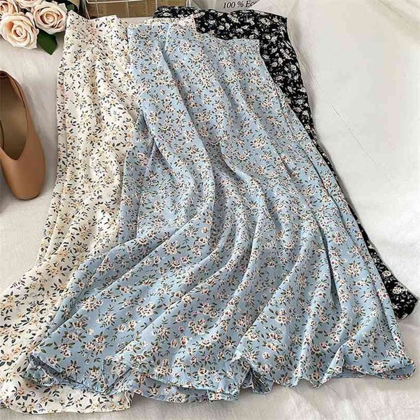 blue floral print ruffle pleated long skirts summer women korean streetwear drawstring elastic waist midi 210529, Black
blue floral print ruffle pleated long skirts summer women korean streetwear drawstring elastic waist midi 210529, Black