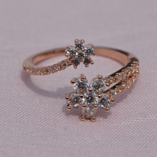 wedding rings classic trendy rose gold color double flower inlay cubic zircon open end party ring women fashion jewelry gift, Slivery;golden
wedding rings classic trendy rose gold color double flower inlay cubic zircon open end party ring women fashion jewelry gift, Slivery;golden