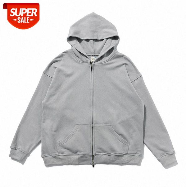 american high-street fashion sports casual sweater, trendy style solid color cardigan zipper hooded sweater men #tl9g, Black
american high-street fashion sports casual sweater, trendy style solid color cardigan zipper hooded sweater men #tl9g, Black
