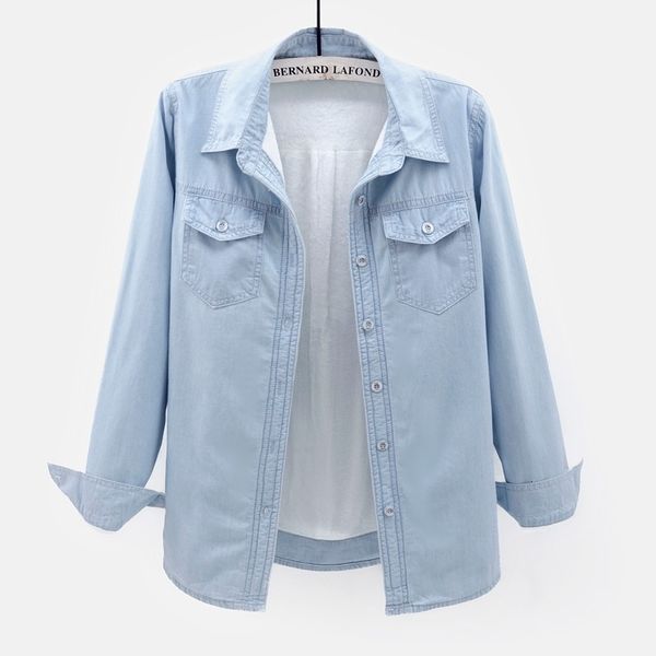 women's jackets autumn women washed denim blouse vintage plus size 3xl casual long sleeves double layer thick warm jeans shirt lad, Black;brown
women's jackets autumn women washed denim blouse vintage plus size 3xl casual long sleeves double layer thick warm jeans shirt lad, Black;brown