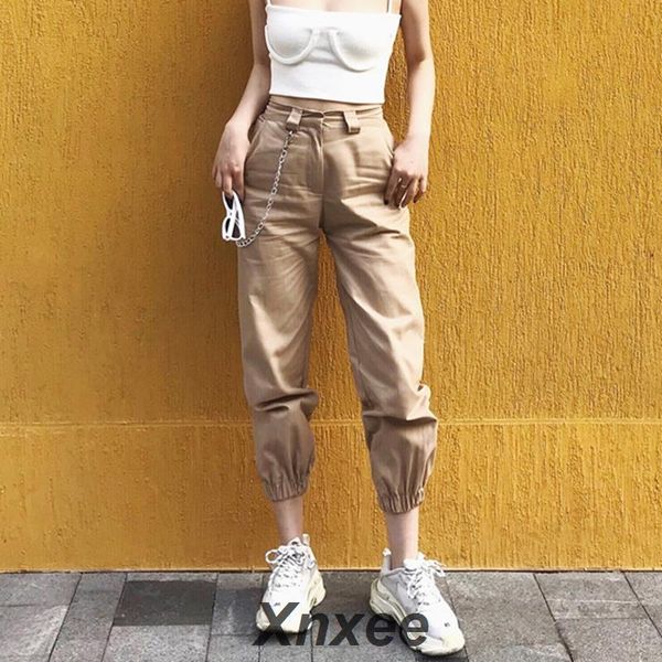 women's pants & capris spring vintage chain black cargo women high waist joggers baggy trousers streetwear plus size xnxee, Black;white
women's pants & capris spring vintage chain black cargo women high waist joggers baggy trousers streetwear plus size xnxee, Black;white