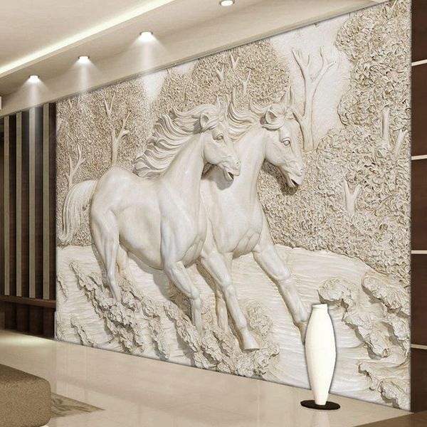 wallpapers dropship custom mural wallpaper 3d stereo relief white horse po wall murals classic tv backdrop home decor paintings
wallpapers dropship custom mural wallpaper 3d stereo relief white horse po wall murals classic tv backdrop home decor paintings