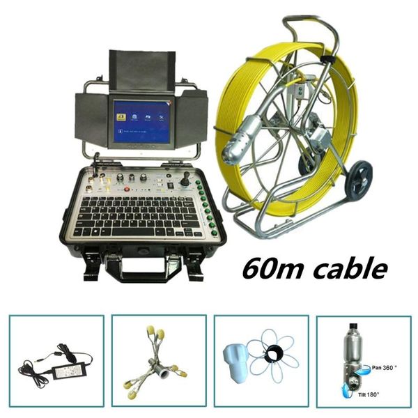 cameras 50mm sewerage / drain pipe borehole inspection camera 360 degree pan tilt video with 60m fibreglass rod push cable 8 inch lcd
cameras 50mm sewerage / drain pipe borehole inspection camera 360 degree pan tilt video with 60m fibreglass rod push cable 8 inch lcd