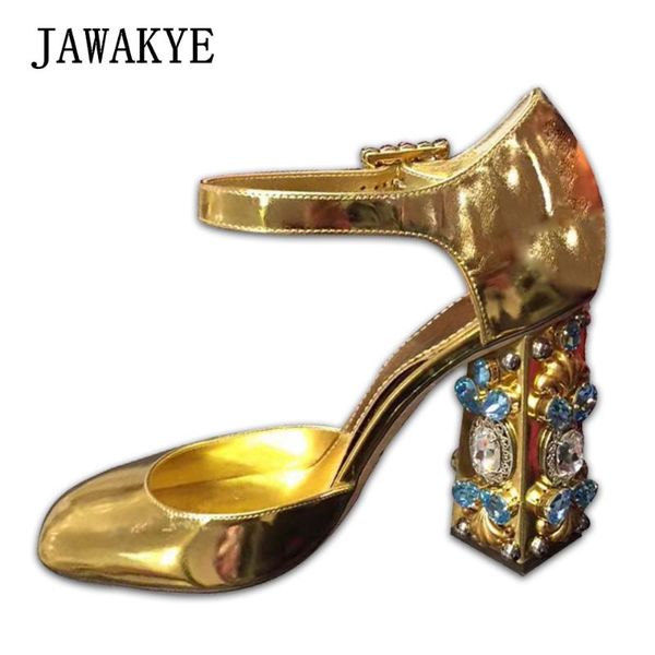 rhinestone chunky heels sandals women jeweled high pumps buckle gold silver mirror party shoes woman zapatos mujer dress, Black
rhinestone chunky heels sandals women jeweled high pumps buckle gold silver mirror party shoes woman zapatos mujer dress, Black