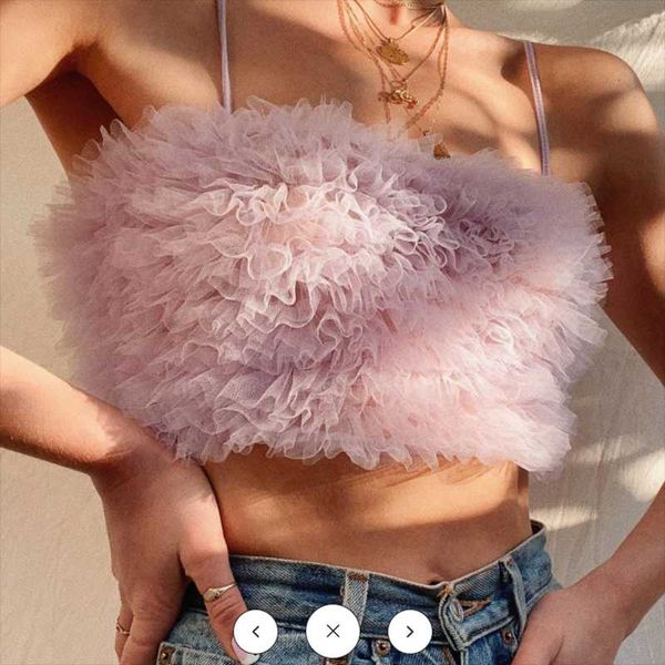 women's blouses & shirts sweet pink tiered ruffle short tulle women trendy 2021 sheer see through party blouse custom made, White
women's blouses & shirts sweet pink tiered ruffle short tulle women trendy 2021 sheer see through party blouse custom made, White