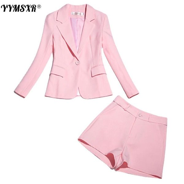 women's two piece pants 2021 summer casual high-quality ladies office shorts suit two-piece stylish long sleeve slim blazer, White
women's two piece pants 2021 summer casual high-quality ladies office shorts suit two-piece stylish long sleeve slim blazer, White