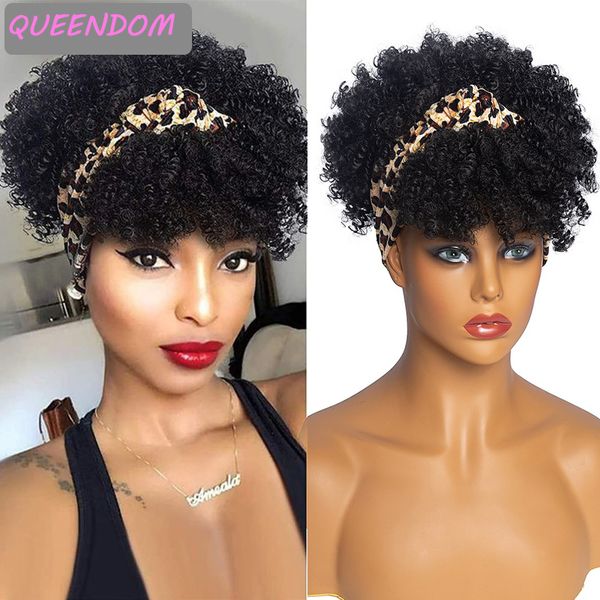 afro curly head wrap wig short kinky curly womens wigs with turban heat resistant synthetic curly headband wig peruca cosplay, Black
afro curly head wrap wig short kinky curly womens wigs with turban heat resistant synthetic curly headband wig peruca cosplay, Black