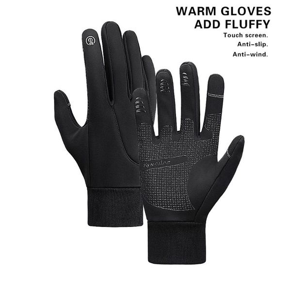 cycling gloves touch screen winter waterproof fleece warm ski outdoor camping hiking motorcycle sports full finger, Black
cycling gloves touch screen winter waterproof fleece warm ski outdoor camping hiking motorcycle sports full finger, Black