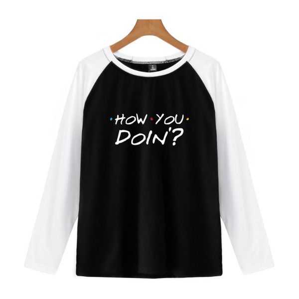 women's t-shirt frdun cool america tv friends fashion raglan long sleeve tee shirtship hop women/men women for 4xl, White
women's t-shirt frdun cool america tv friends fashion raglan long sleeve tee shirtship hop women/men women for 4xl, White