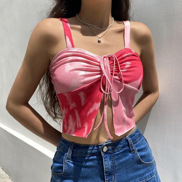 women's tanks & camis tie dye split front strap crop women summer shirring bandage cotton camisole bodycon backless streetwear tank, White
women's tanks & camis tie dye split front strap crop women summer shirring bandage cotton camisole bodycon backless streetwear tank, White