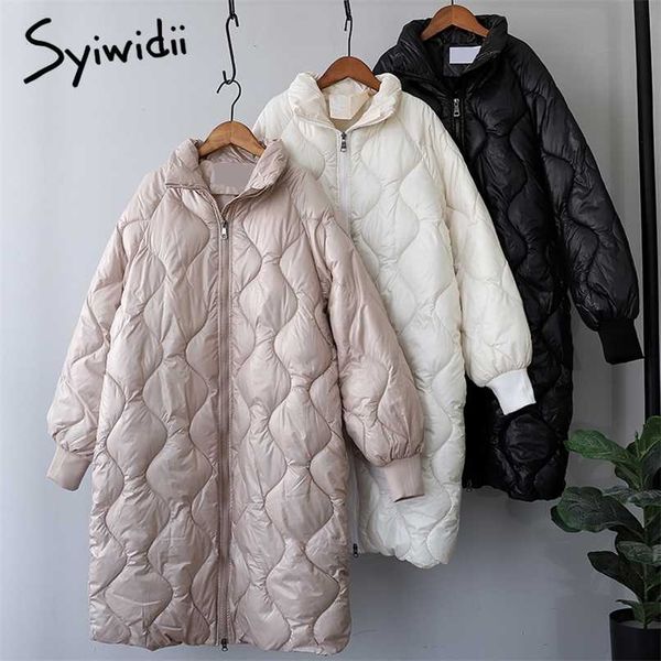 syiwidii winter coat jacket women autumn thick warm casual puffer parkas streetwear bubble harajuku korean long outwear 211007, Black
syiwidii winter coat jacket women autumn thick warm casual puffer parkas streetwear bubble harajuku korean long outwear 211007, Black