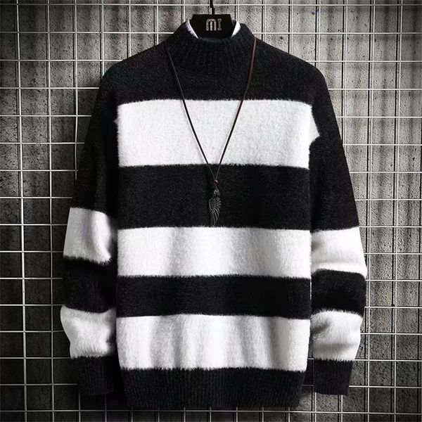 2021 fashion designer mink wool sweater half-height collar sweatshirt street couple knitting pullover hoodies autumn winter warm outwear, White;black
2021 fashion designer mink wool sweater half-height collar sweatshirt street couple knitting pullover hoodies autumn winter warm outwear, White;black