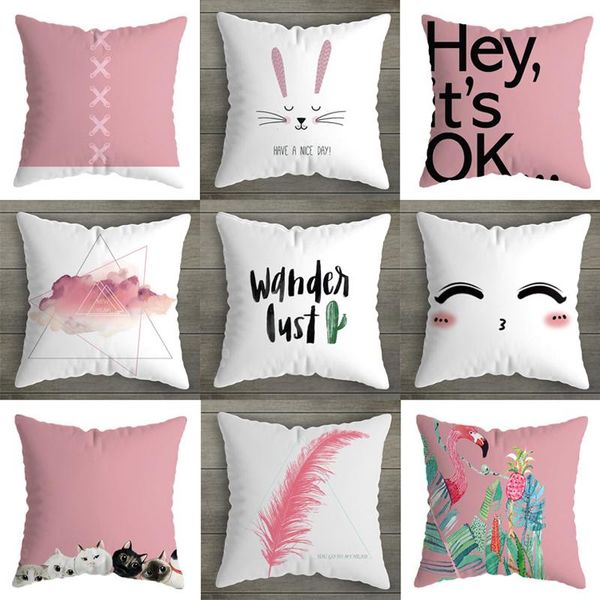 pillow case pair printed pillowcase pink cartoon print sofa cushion cover flax for decor bedroom living room home 2pcs
pillow case pair printed pillowcase pink cartoon print sofa cushion cover flax for decor bedroom living room home 2pcs