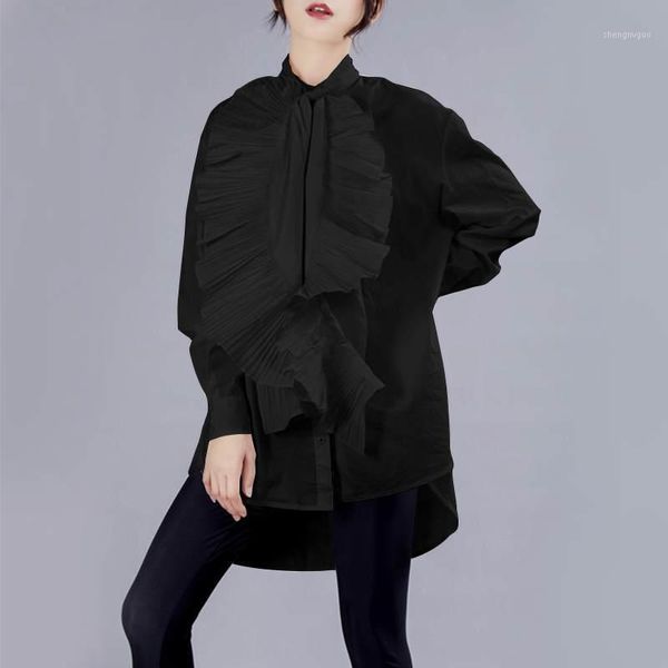 asymmetrical blouse shirts autumn female long sleeve solid vonda 2021 women blouses casual loose button elegant office women's &, White
asymmetrical blouse shirts autumn female long sleeve solid vonda 2021 women blouses casual loose button elegant office women's &, White