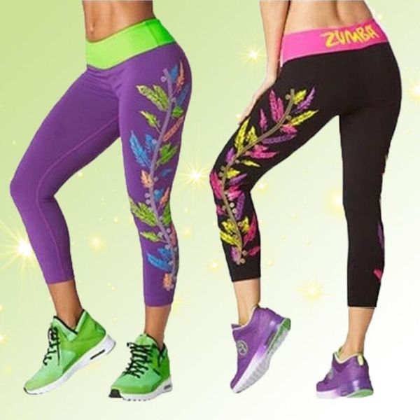 yoga outfit zumba clothes aerobics running dance fitness unity pants wearing leggings z595