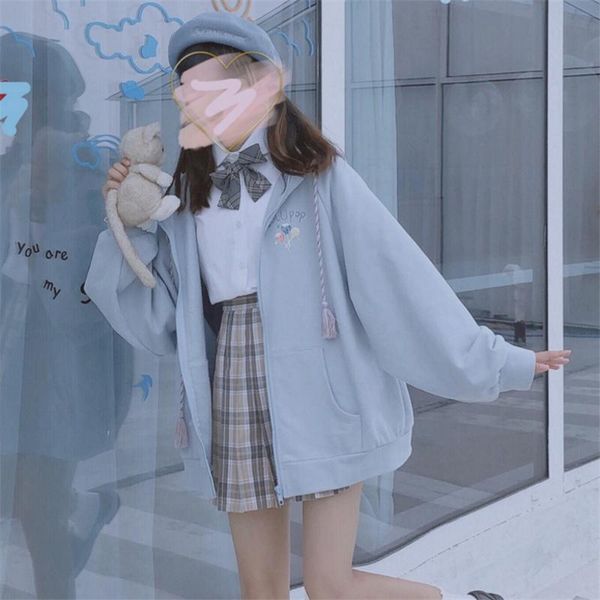 women's hoodies & sweatshirts cute ear cap sweatshirt autumn hooded jacket streetwear girl women loose casual kawaii winter japan style, Black
women's hoodies & sweatshirts cute ear cap sweatshirt autumn hooded jacket streetwear girl women loose casual kawaii winter japan style, Black