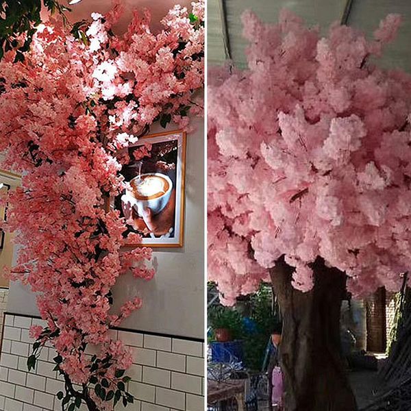 decorative flowers & wreaths 120cm artificial simulation cherry blossom branch living room balcony flower vine store arch wedding party chri
decorative flowers & wreaths 120cm artificial simulation cherry blossom branch living room balcony flower vine store arch wedding party chri