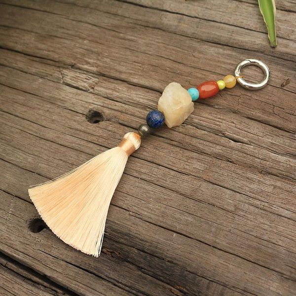 keychains sweet and romantic key ring, yellow, natural stone, vintage chinese style tassel keychain, bag original stone jewelry, Silver
keychains sweet and romantic key ring, yellow, natural stone, vintage chinese style tassel keychain, bag original stone jewelry, Silver