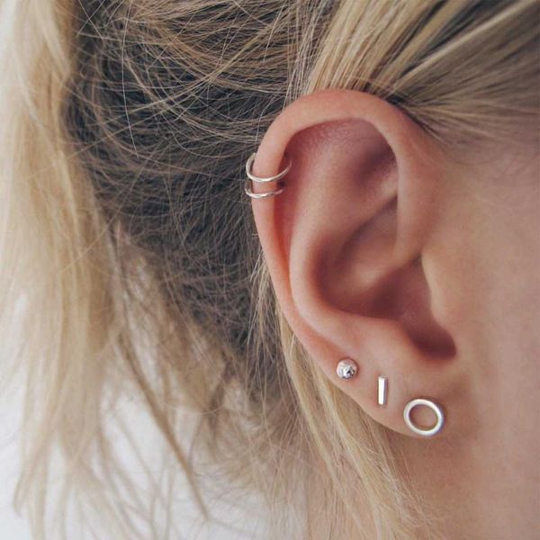 stud visunion 316l stainless steel earrings mini fashion simple round korean elegant gold color earring jewelry, Golden;silver
stud visunion 316l stainless steel earrings mini fashion simple round korean elegant gold color earring jewelry, Golden;silver