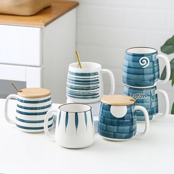 ceramic mug japanese hand-painted afternoon tea cup underglaze breakfast coffee milk cups with lid and spoon mugs
ceramic mug japanese hand-painted afternoon tea cup underglaze breakfast coffee milk cups with lid and spoon mugs