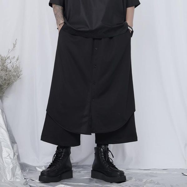 men's pants customized original design loose straight vertical wide leg tide male casual size plus ninth 27-44, Black
men's pants customized original design loose straight vertical wide leg tide male casual size plus ninth 27-44, Black