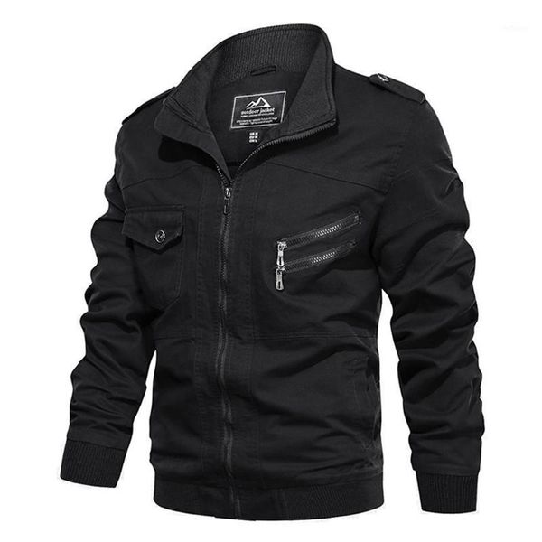 men's jackets autumn winter cotton military jacket men nice soldier vintage zipper stand collar solid imitation leather coat, Black;brown
men's jackets autumn winter cotton military jacket men nice soldier vintage zipper stand collar solid imitation leather coat, Black;brown
